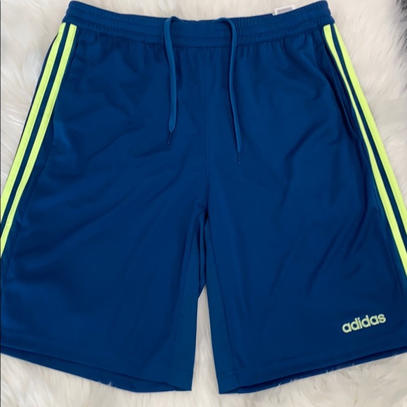 adidas Other - adidas 3-Stripe Shorts Legend Marine/Hi-Res Yellow